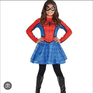 Spider Kids Costume Size Medium 8-10